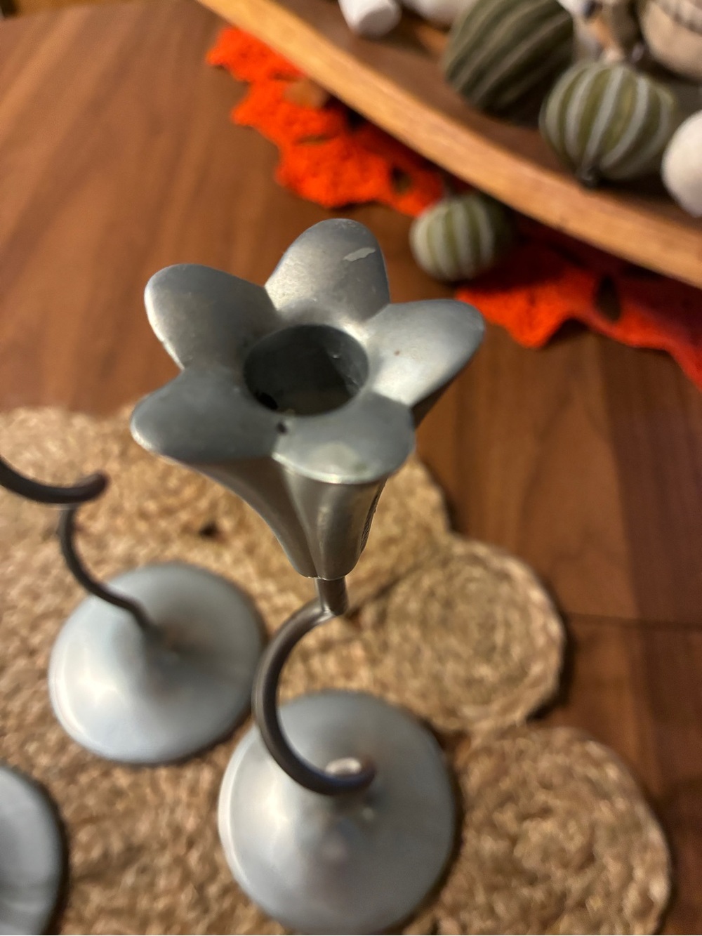 PartyLite candlesticks dancing slims set of 3 - Picture 2 of 10